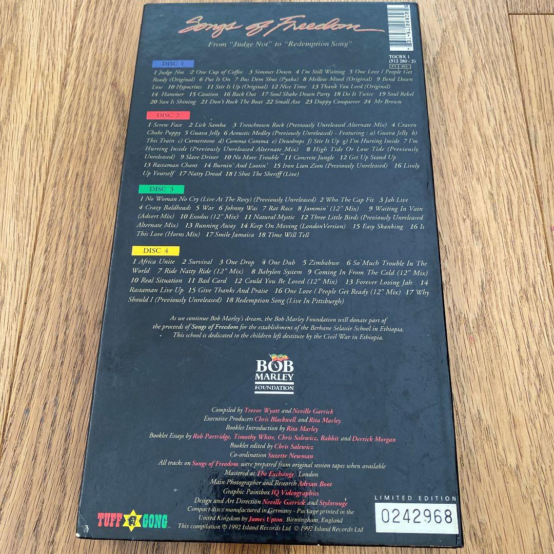 洋楽 Bob Marley & Wailers- Songs Of Freedom