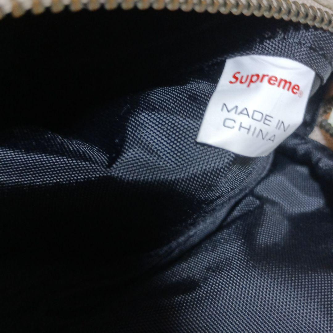 Supreme アイボリー・カモフラージュ ボディバッグ