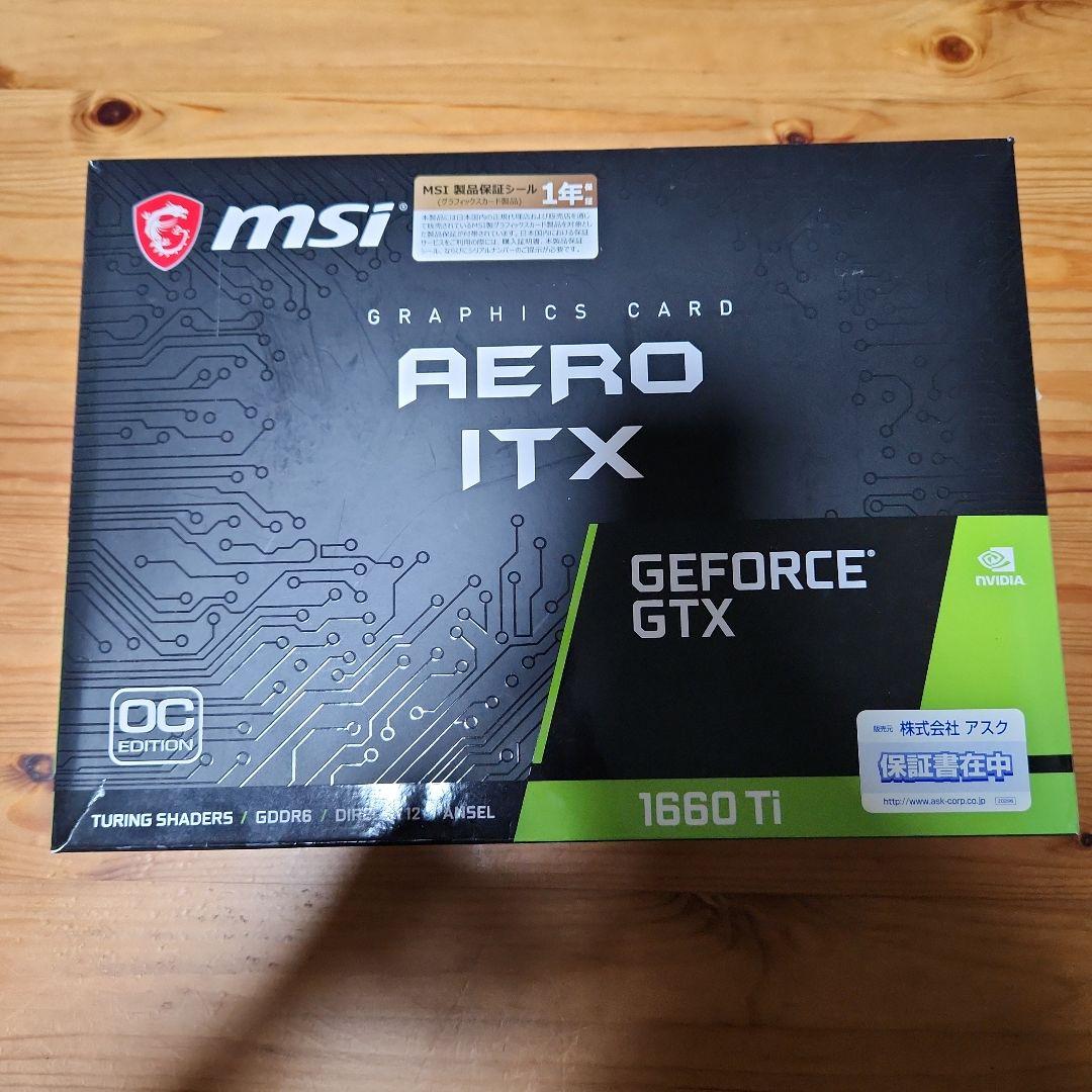 グラフィックボード・グラボ・ビデオカード MSI AERO GTX 1660 Ti OC Edition