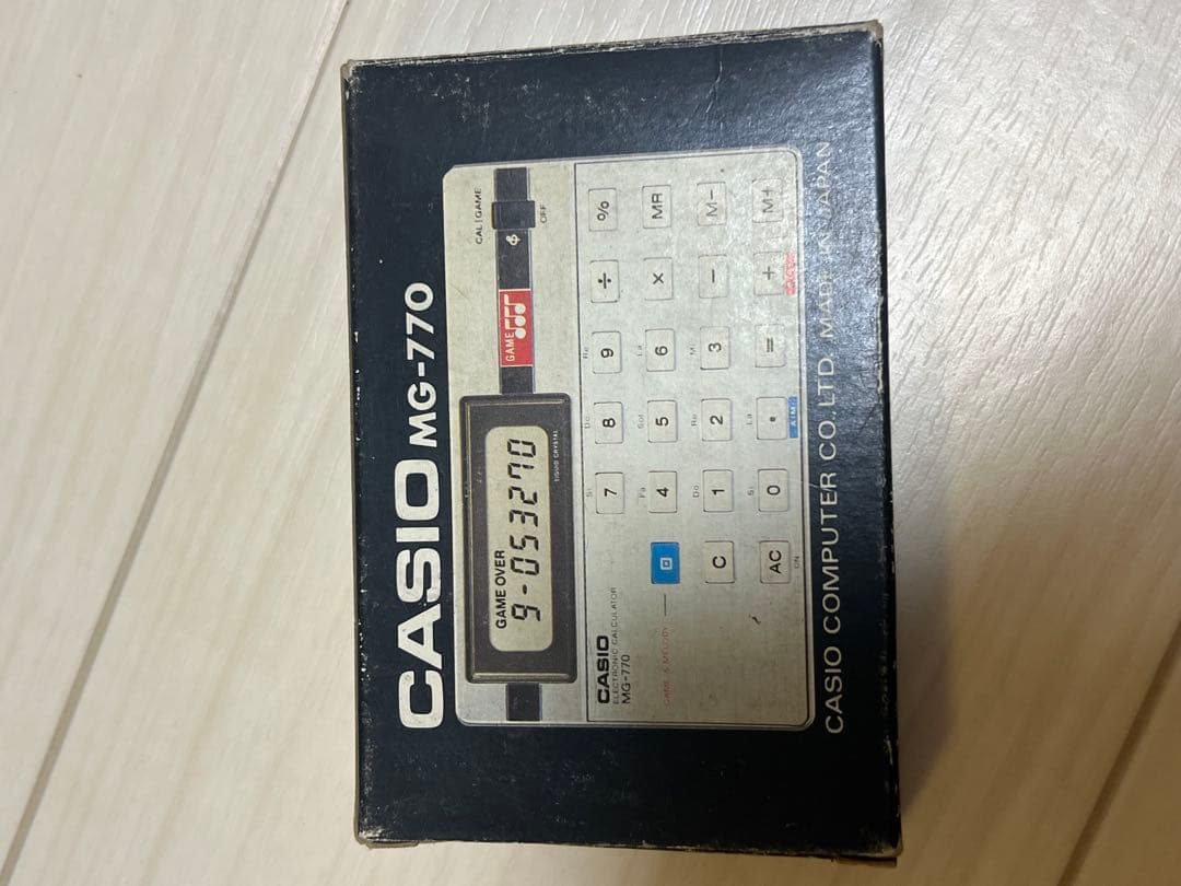 超希少CASIO ゲーム電卓　MG-770