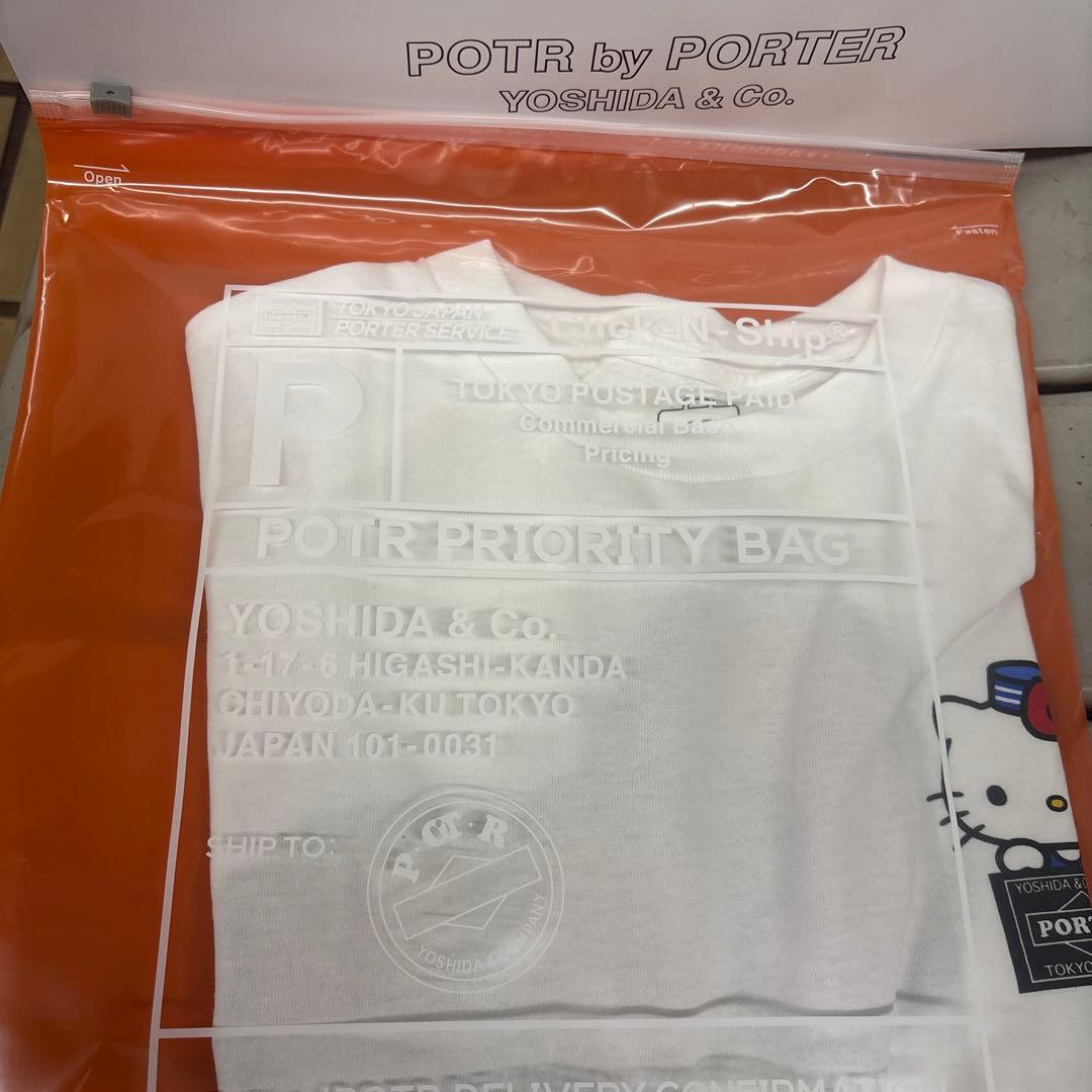 PORTER / HELLO KITTY x PORTER Tシャツ　エルサイズ