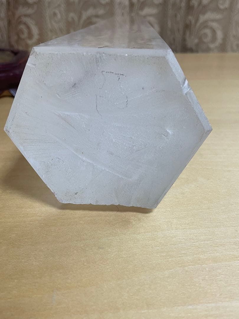 特大　水晶　ポイント　六角柱　約37cm 2、9kg