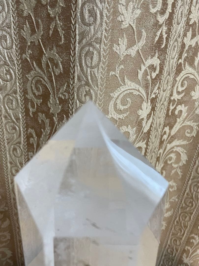 特大　水晶　ポイント　六角柱　約37cm 2、9kg