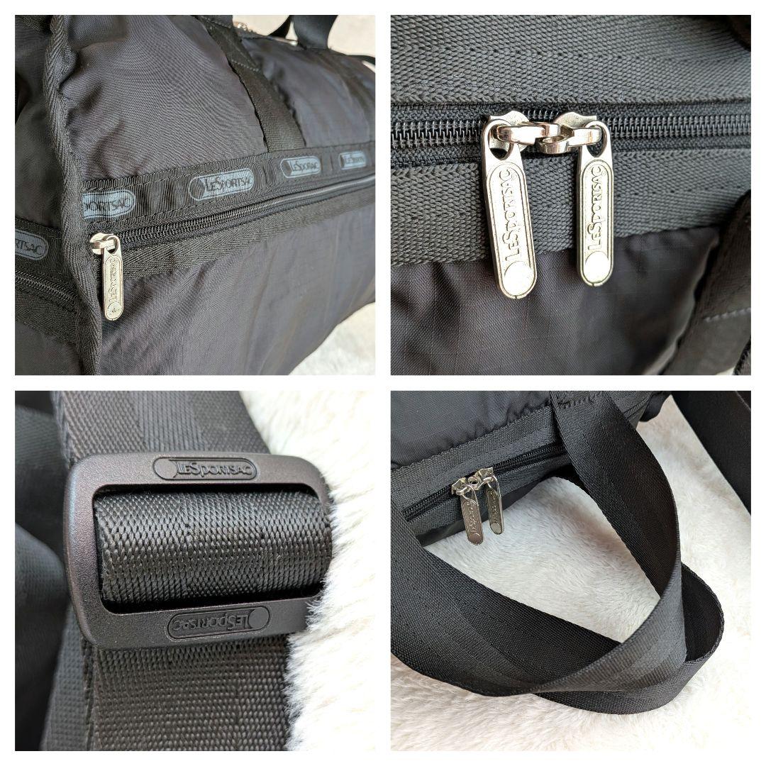 LESPORTSAC レスポートサック ボストンバッグ ショルダー ブラック 黒