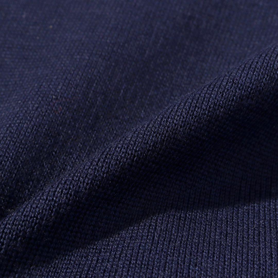 LARDINI ラルディーニ 美品 ニット テーラード ジャケット 紺ブレ XL