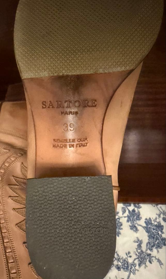 SARTORE ウェスタンブーツ39 made in Italy