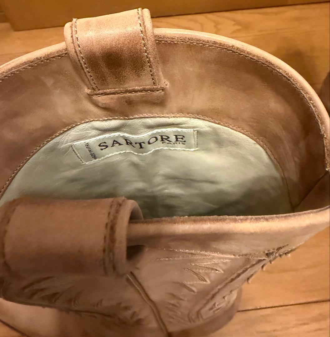SARTORE ウェスタンブーツ39 made in Italy