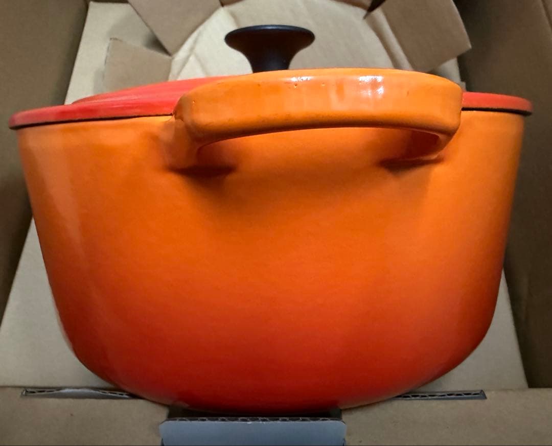 Le Creuset オレンジ 深鍋 22cm