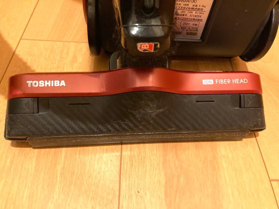 東芝 クリーナー VC-JS6000（R） 【消毒/清掃/動作確認済】　O1