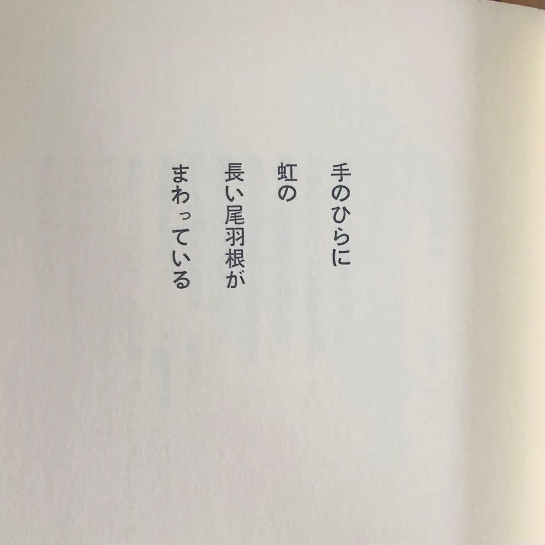 【絶版・入手困難】長沢哲夫詩集　手のひらに虹の長い尾羽根がまわっている　初版