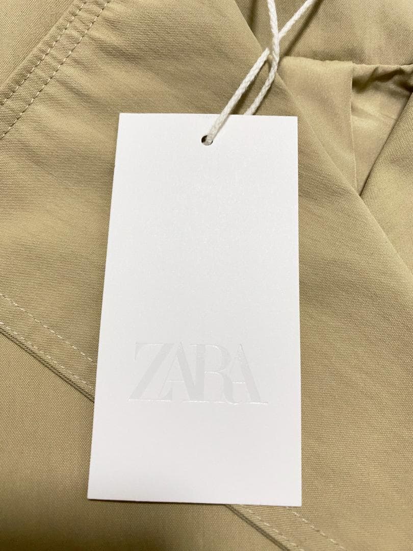 ZARA ショートトレンチコート ショルダーパッド付き S
