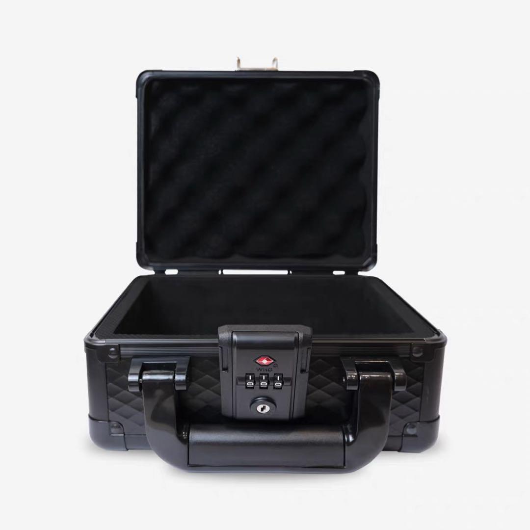 PSA BGS 鑑定済み用 アタッシュケース ストレージボックス アルミ製　青