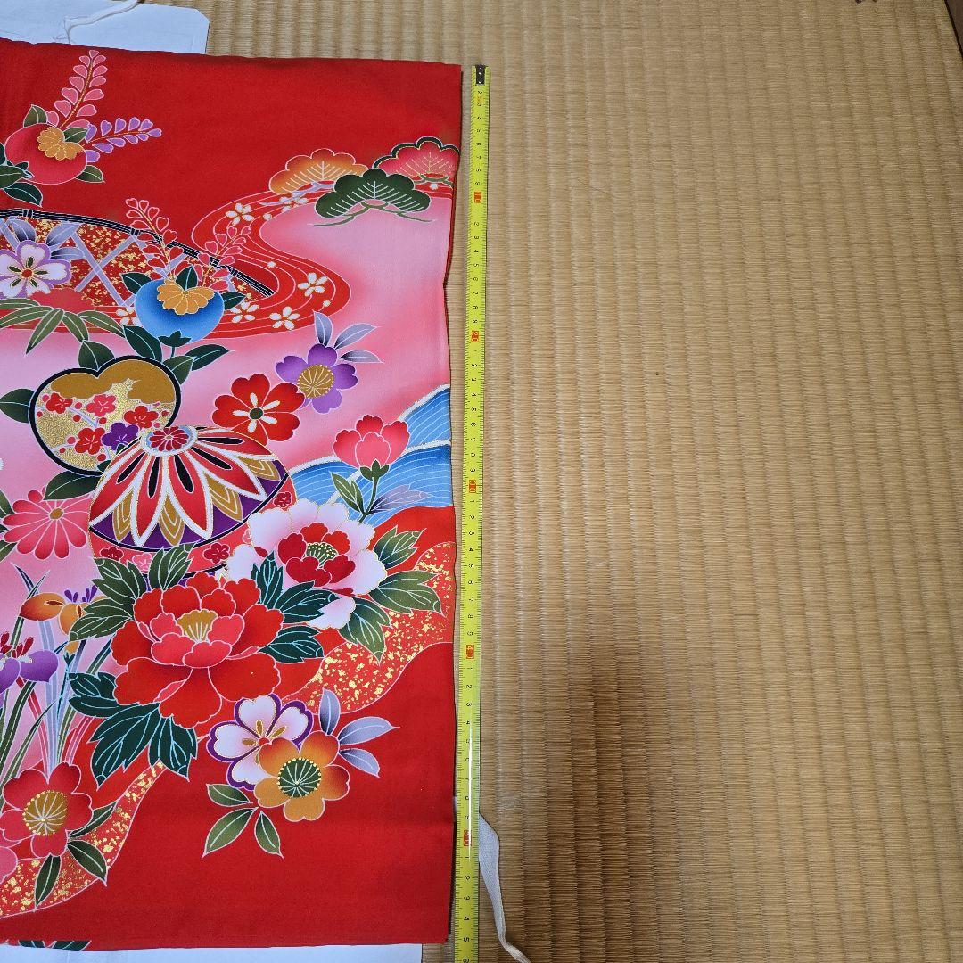 美品❗お宮参り用　産着 祝い着 祝着　女の子用　七五三　長襦袢とセット