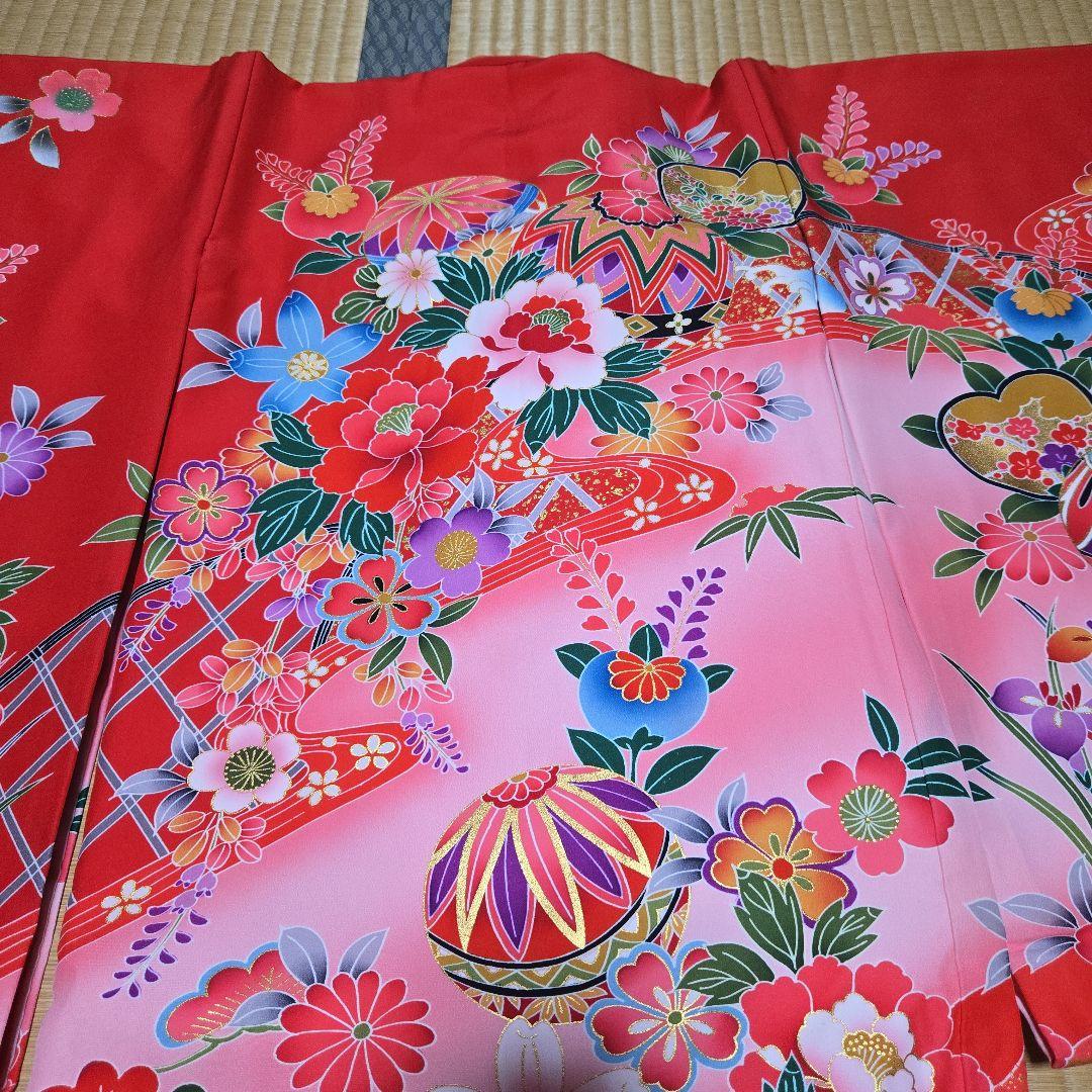美品❗お宮参り用　産着 祝い着 祝着　女の子用　七五三　長襦袢とセット
