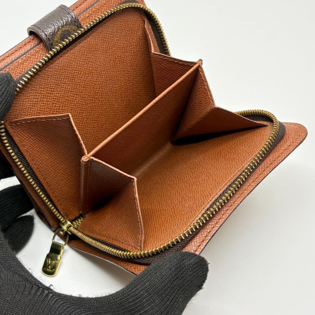 ルイヴィトン　折り財布　モノグラム　コンパクトウォレット