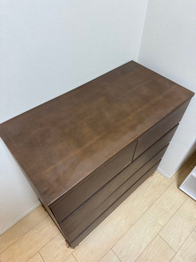 無印良品　4段チョスト