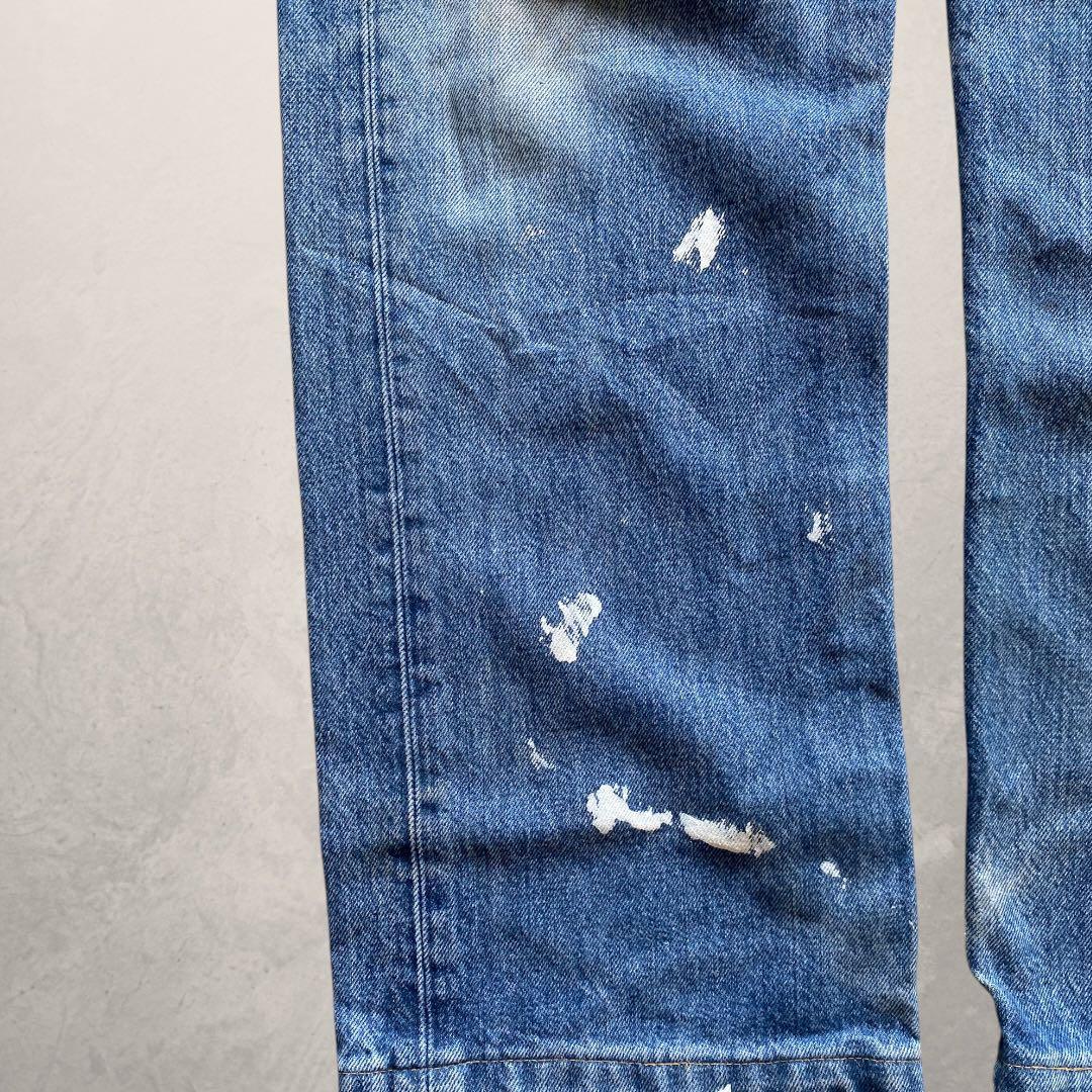 【王道アメカジ】USA製チェックBDシャツ×ユーロリーバイス501ペインター