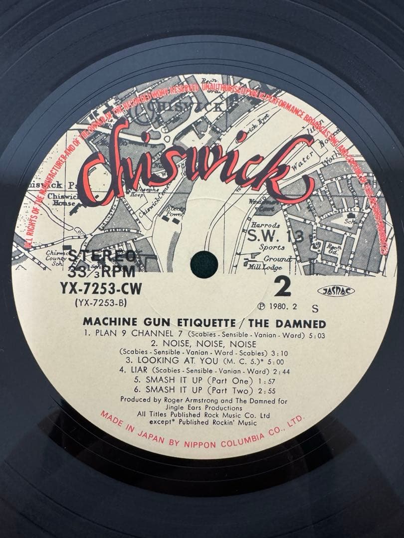 国内盤　THE DAMNED レコード　盤極美品