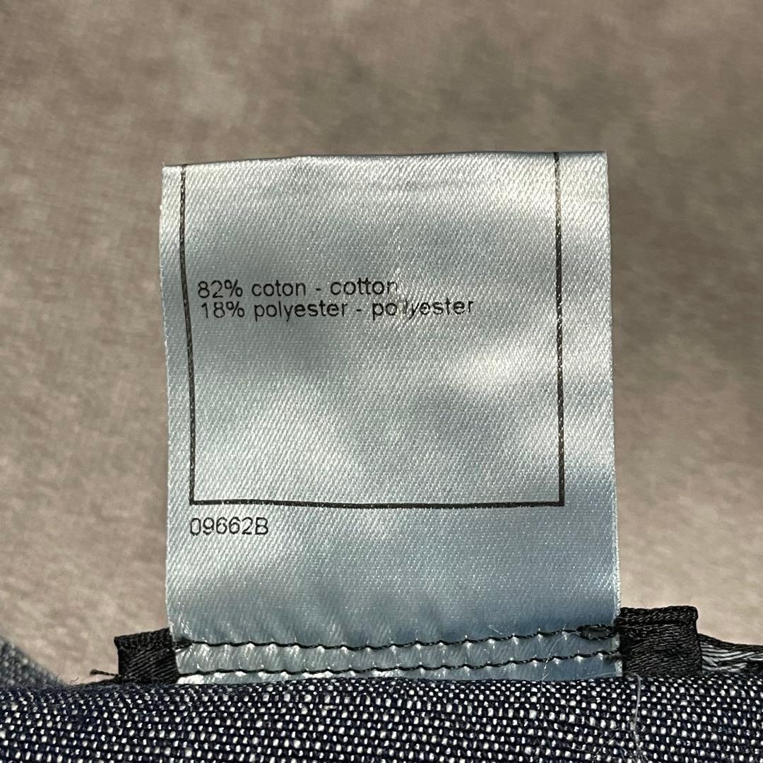 美品　シャネル　CHANEL （38） デニムパンツ　ストレート　ロゴプレート
