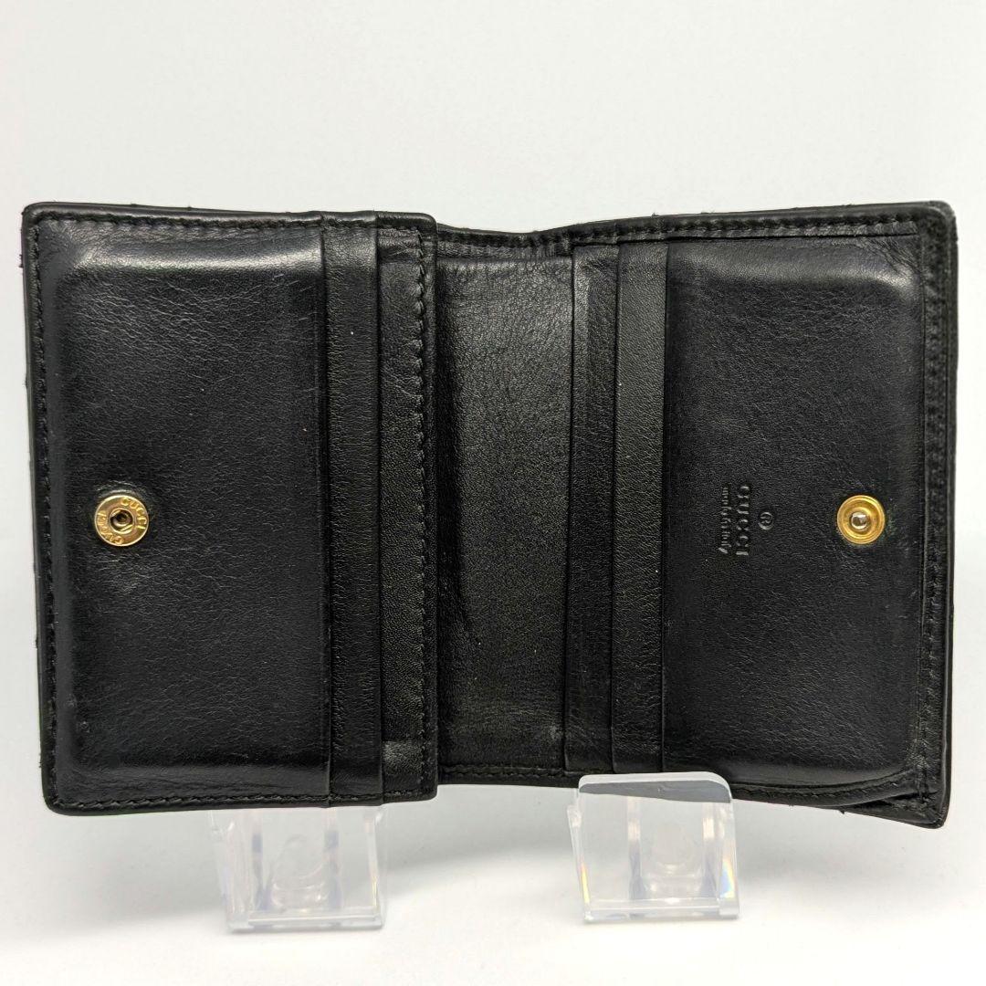 付属品✨️GUCCI 二つ折り財布 キルティング マーモントGG レザー 黒