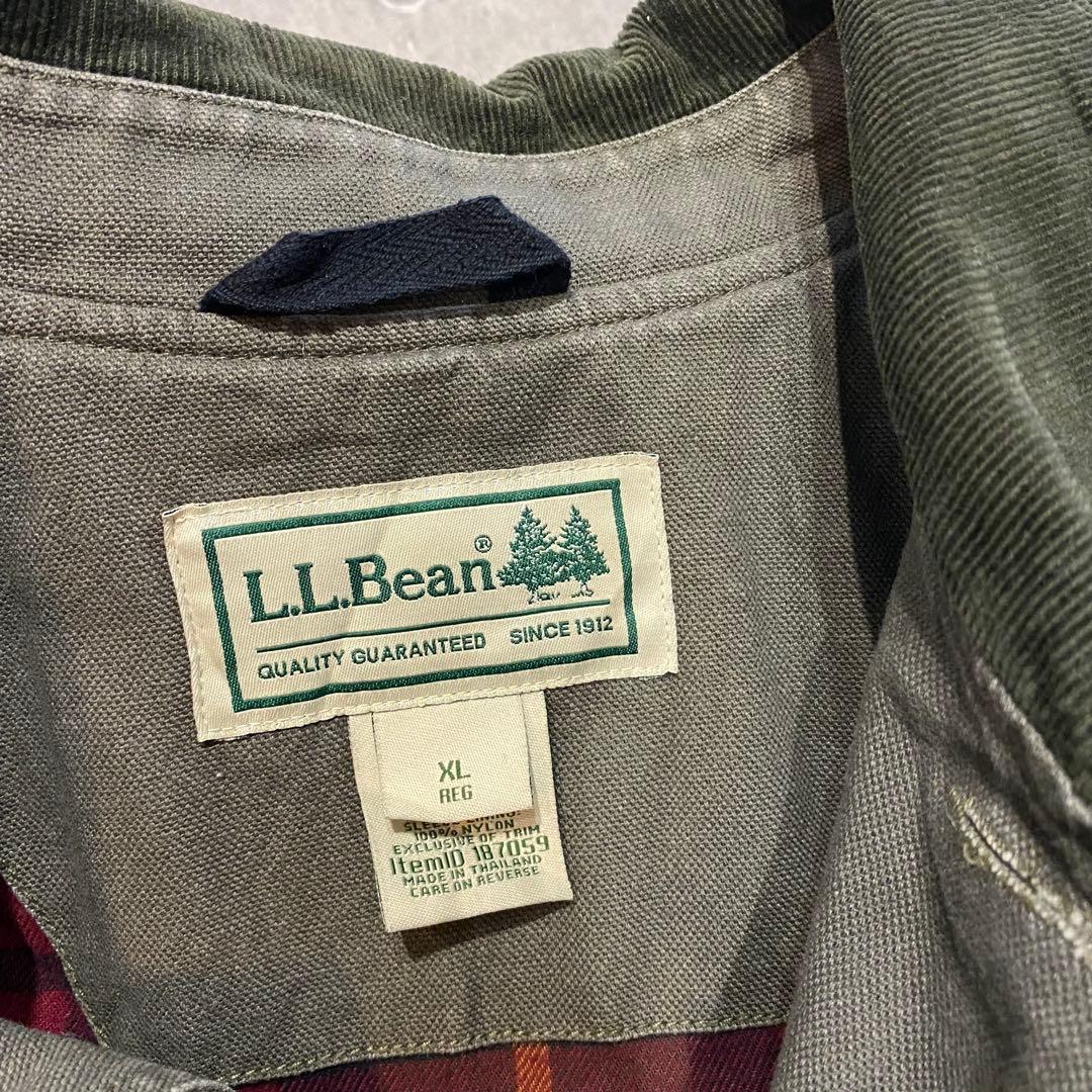 希少カラー 90s 〜 l.l.bean ハンティングジャケット モスグリーン