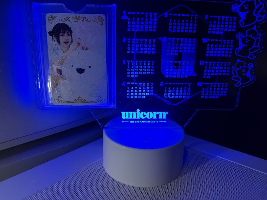 文山雪華ライブカード　ユニコーン LEDカレンダーセット！