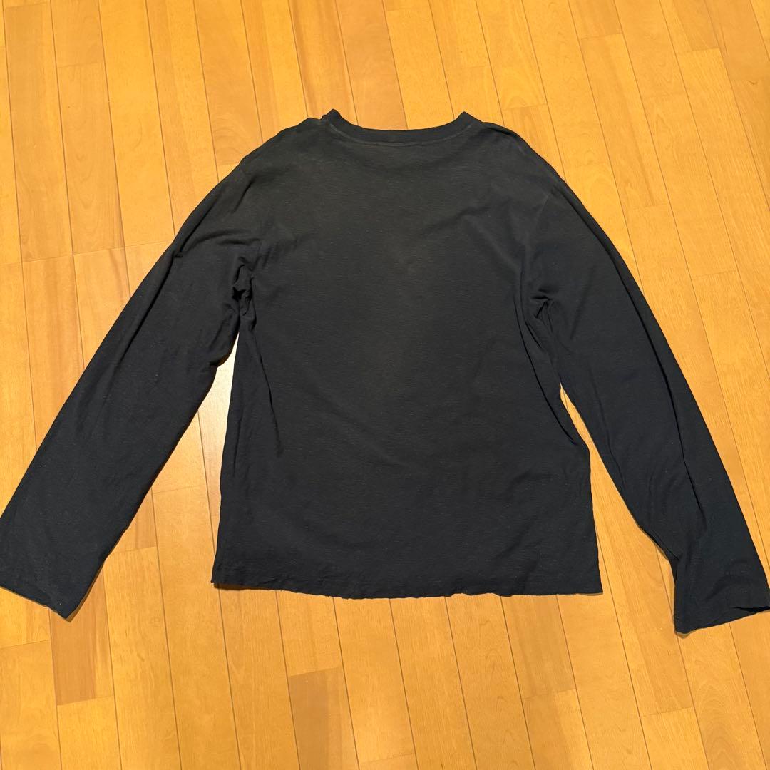 Acne studios S ロンT ブラック　ロゴTシャツ