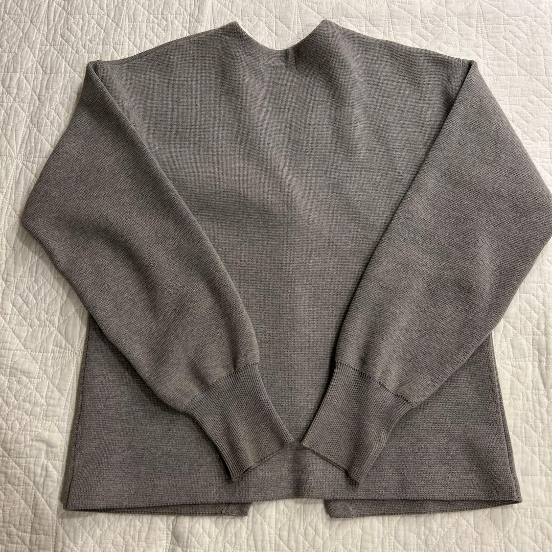 SOLAMONAT（ソラモナ）ウエハースニット ノーカラージャケット トップス