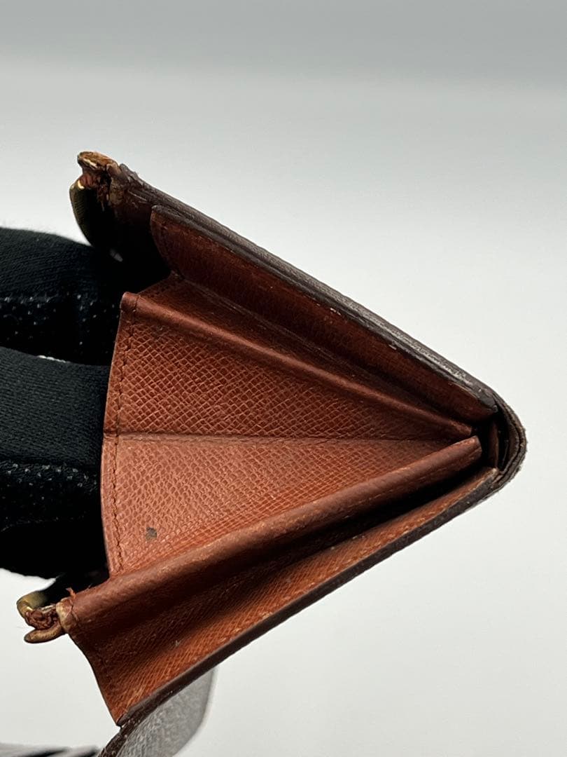 【美品】ルイヴィトン モノグラム ポルトモネ・ビエ トレゾール 二つ折り財布