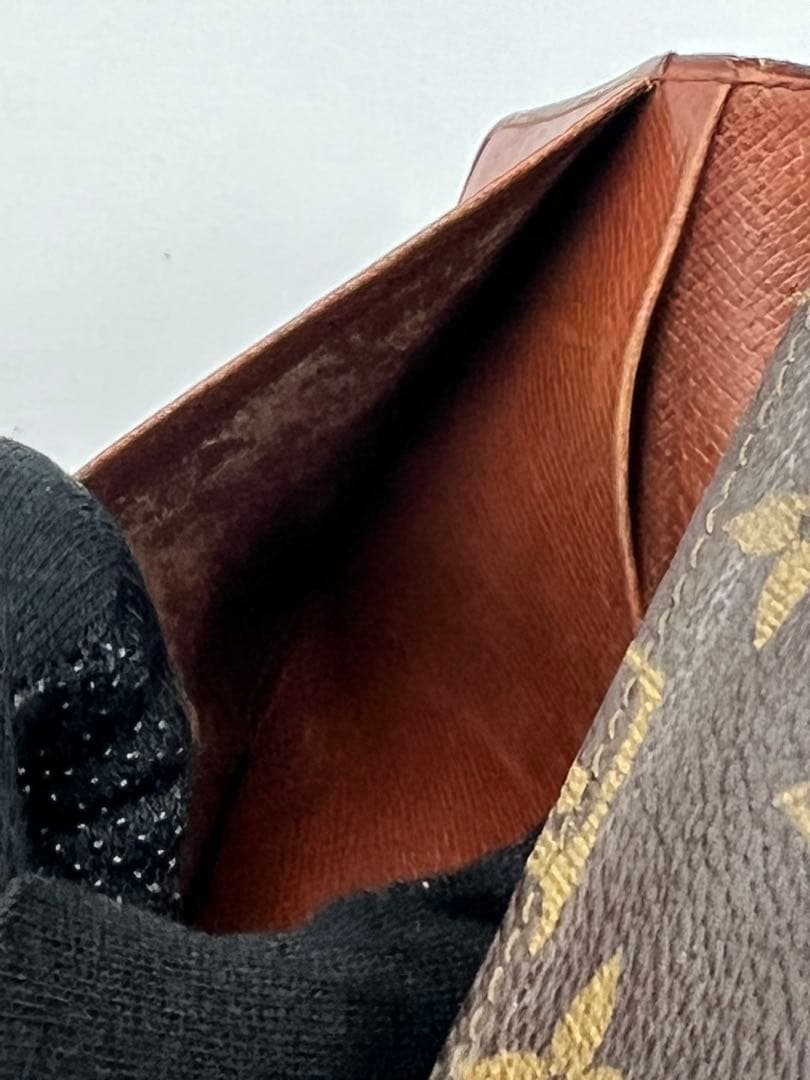 【美品】ルイヴィトン モノグラム ポルトモネ・ビエ トレゾール 二つ折り財布