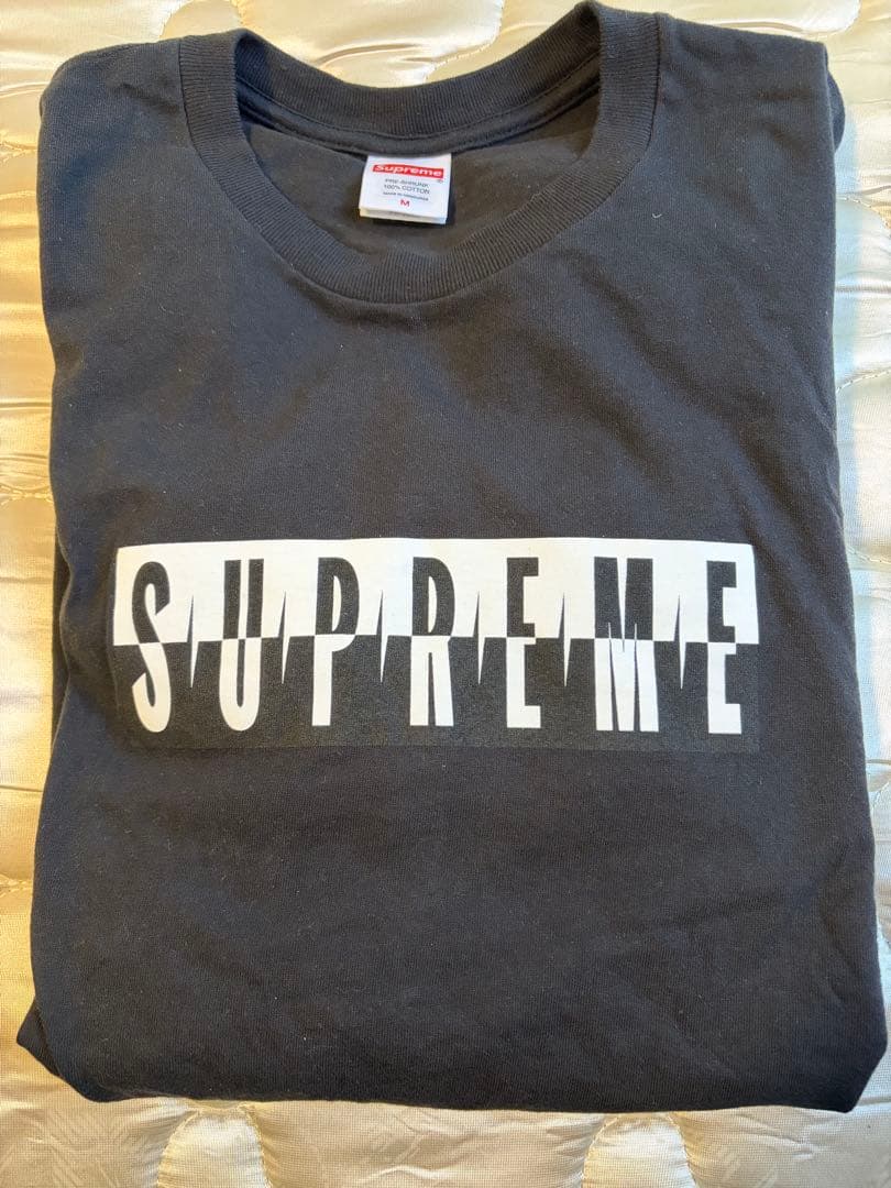 Supreme Split Tee Black Mサイズ
