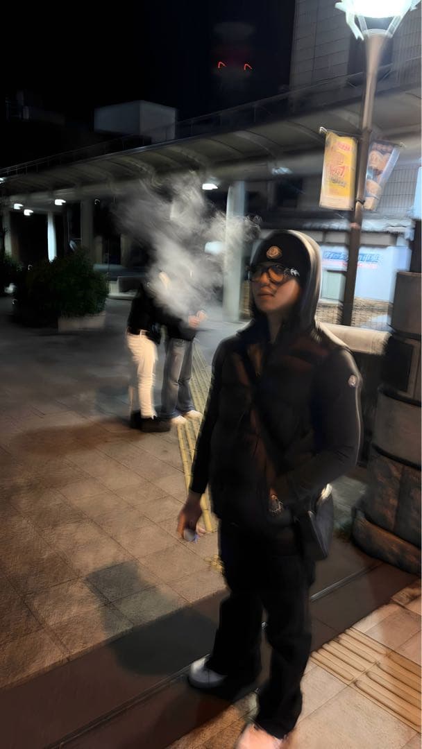 モンクレールダウンコンビパーカーブラック