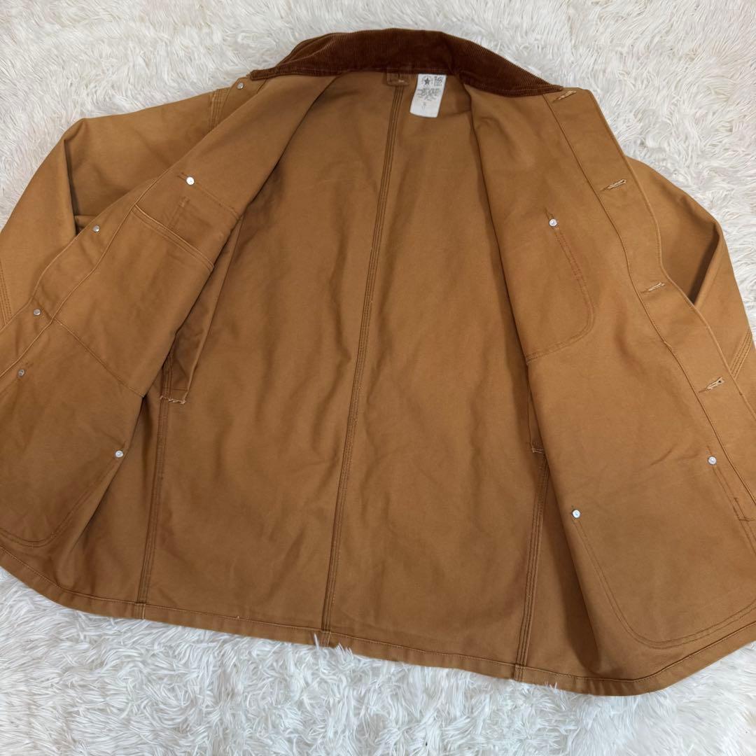 ☆Carhartt 90s USA製 星タグ 42 XL ダック地 チョアコート