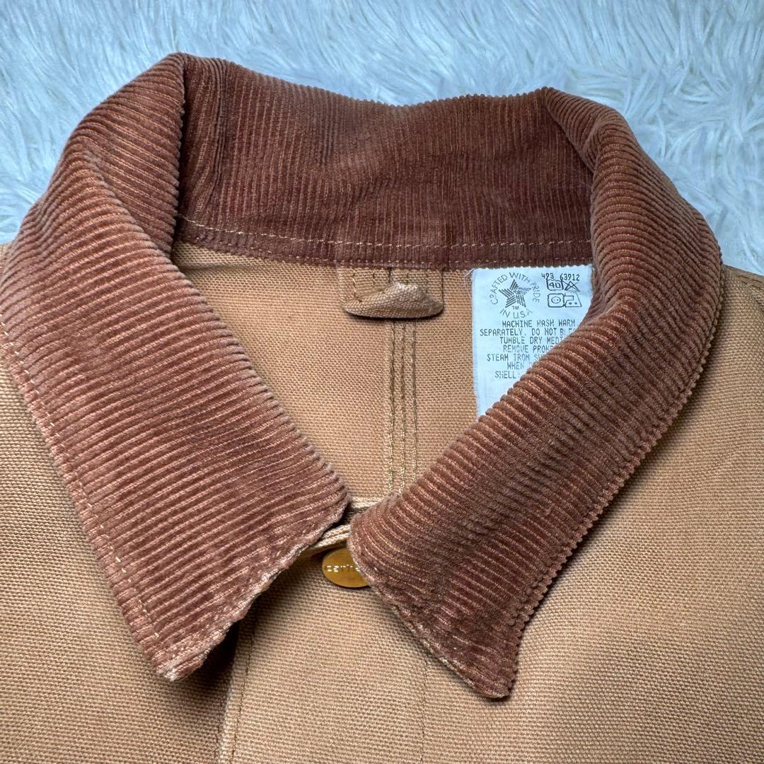 ☆Carhartt 90s USA製 星タグ 42 XL ダック地 チョアコート