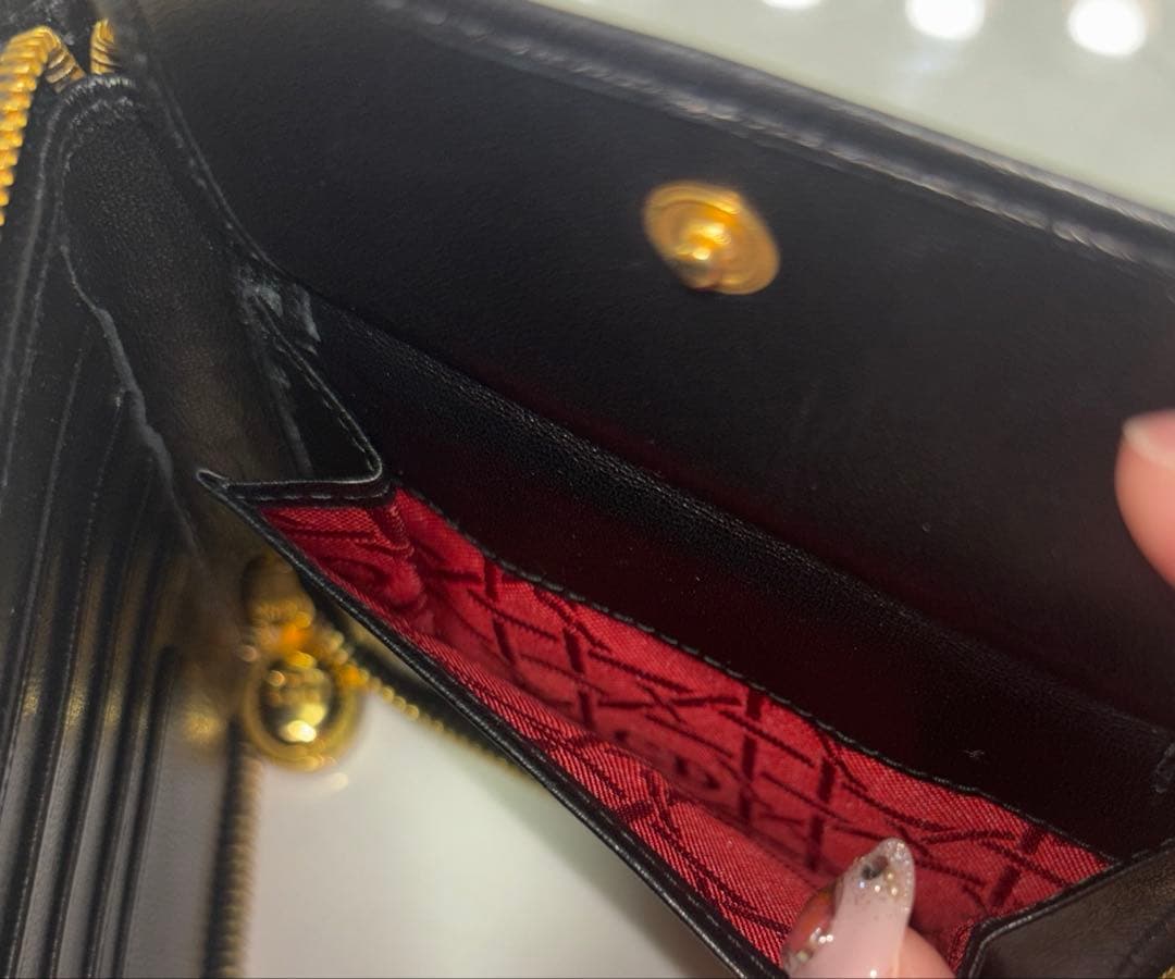 Christian Dior 二つ折り財布 黒
