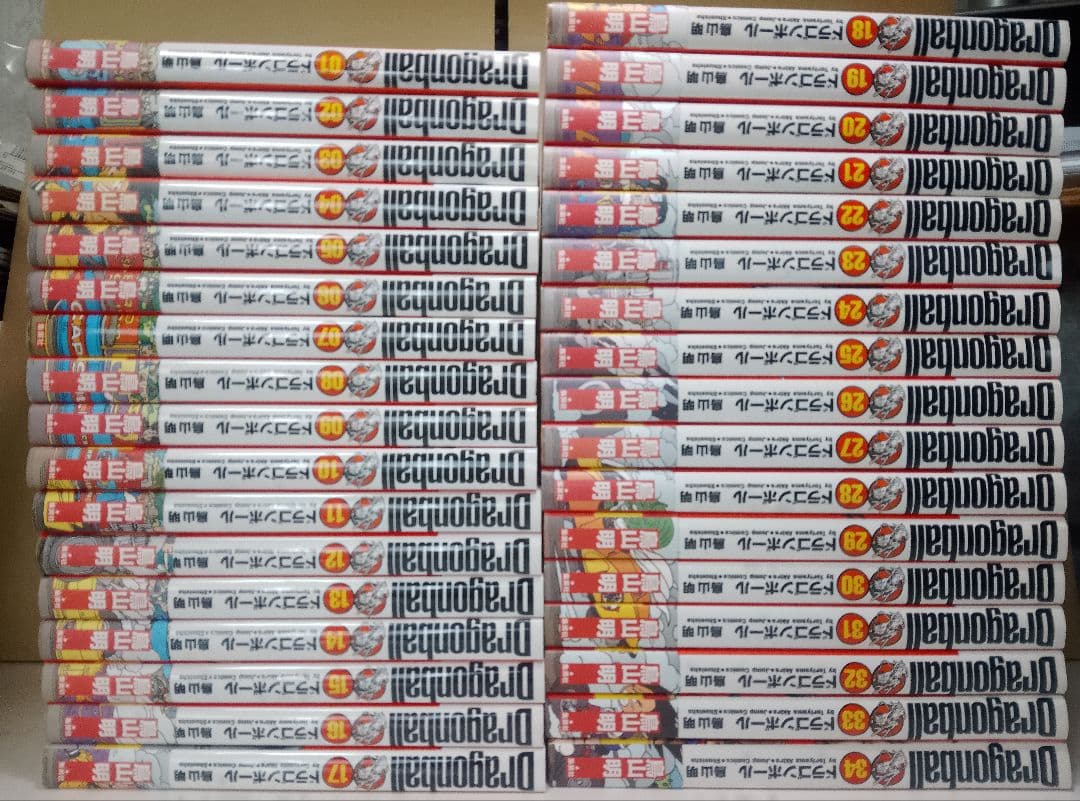 【送料込み】DRAGON BALLドラゴンボール 完全版　全３４巻　鳥山明