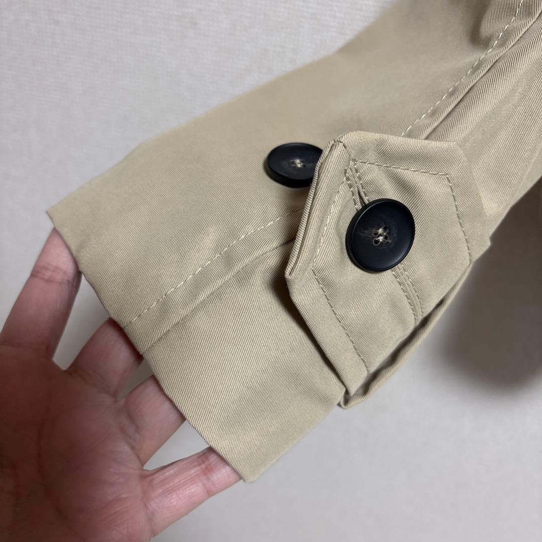 【ZARA】新品タグ付き ZW ショート撥水加工 トレンチコート