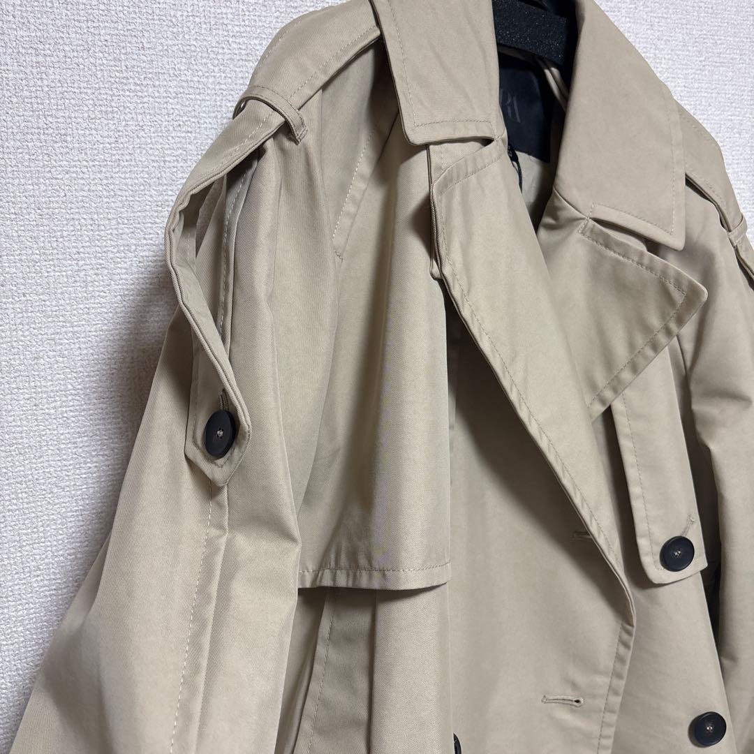 【ZARA】新品タグ付き ZW ショート撥水加工 トレンチコート