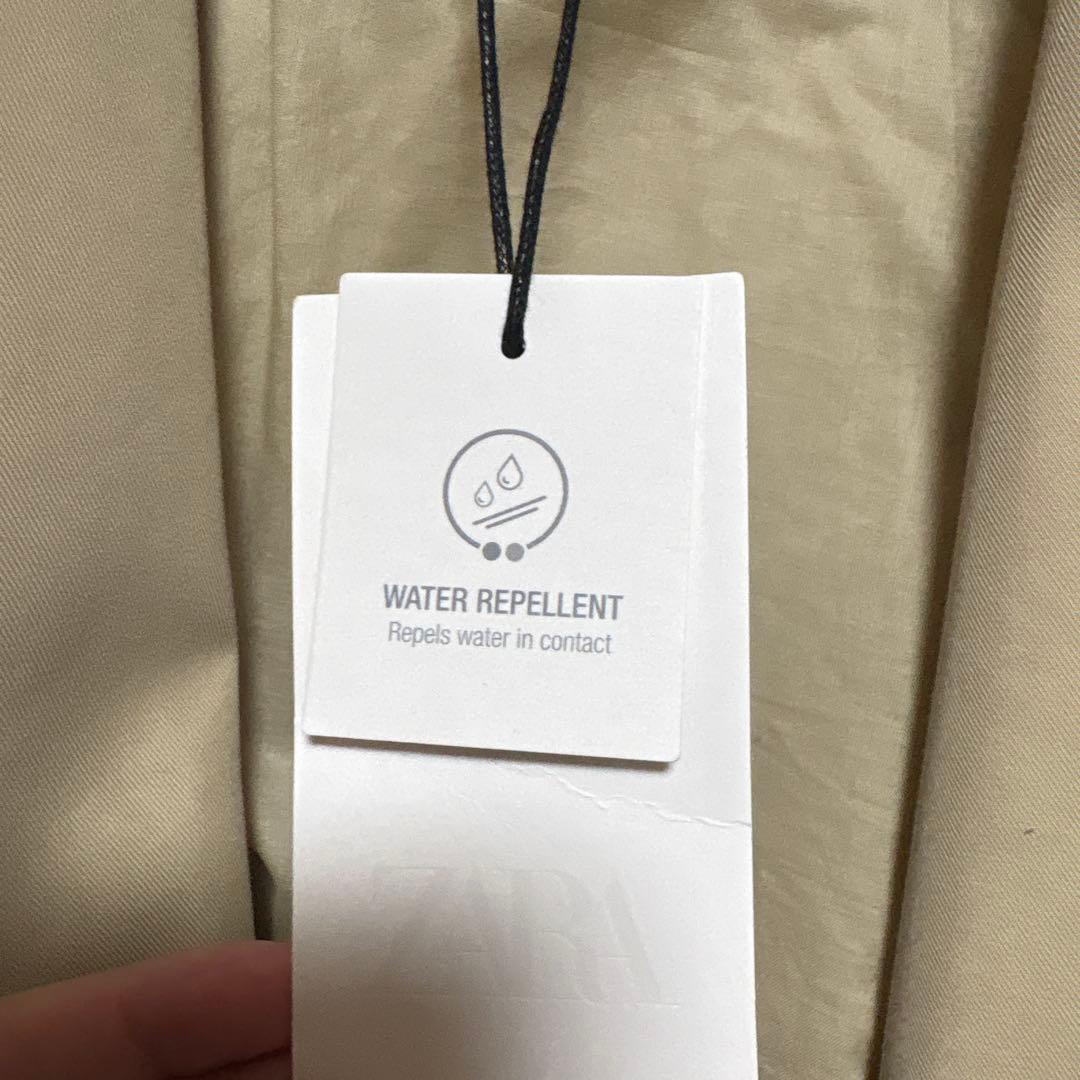 【ZARA】新品タグ付き ZW ショート撥水加工 トレンチコート