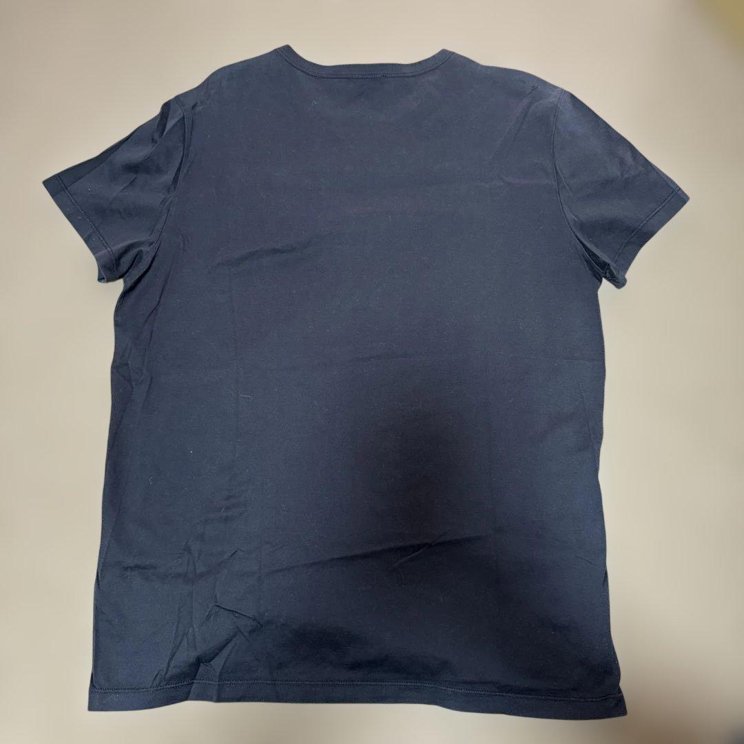 モンクレール　tシャツ　ダブルワッペン　ホログラム有　サイズ表記L