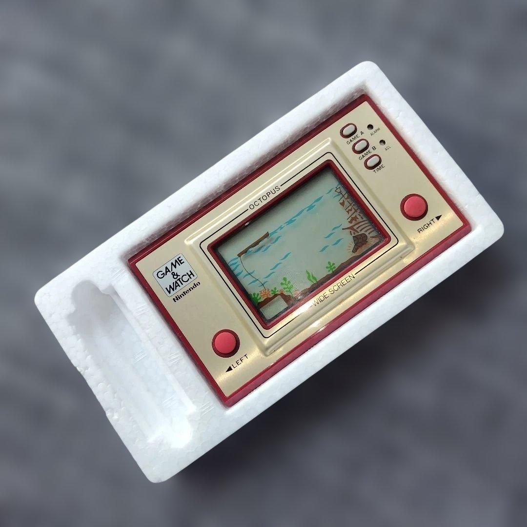 ゲームウォッチ　オクトパス　箱、説明書付き