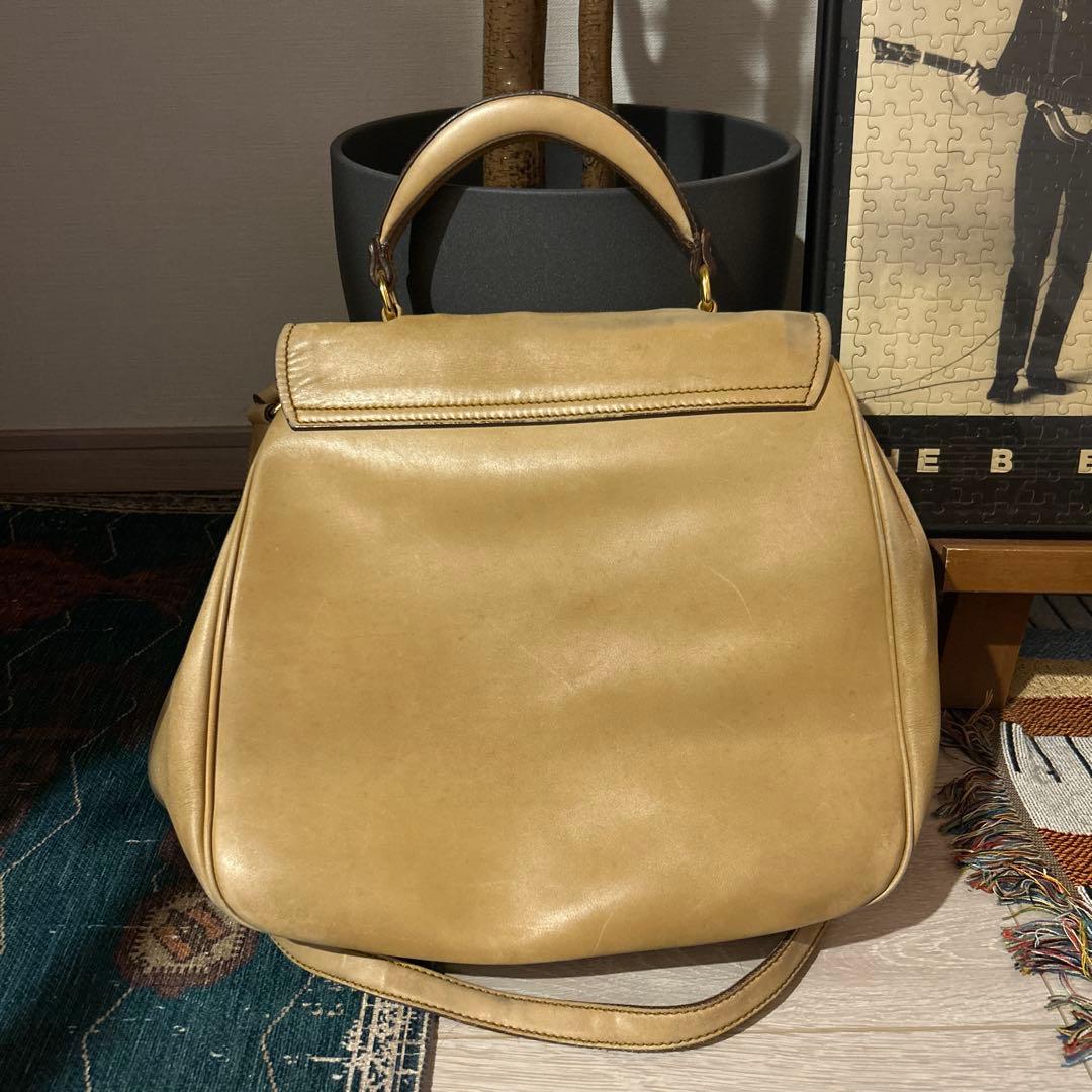 00s miumiu archive レザーメッセンジャーバック　ショルダー