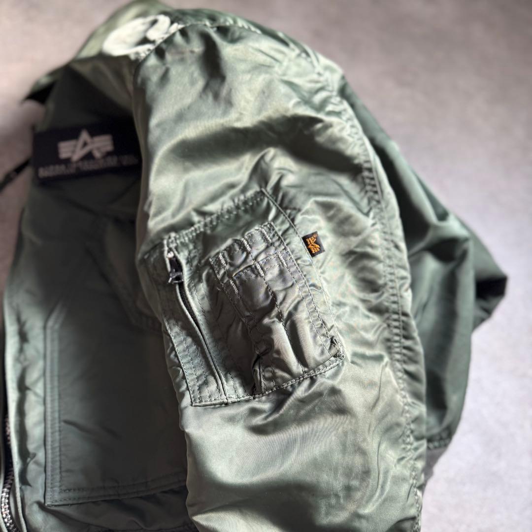 90s USA製 alpha CWU-45/P bomber jacket