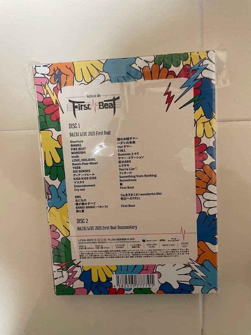 ミュージック B&ZAI First Beat BluRay