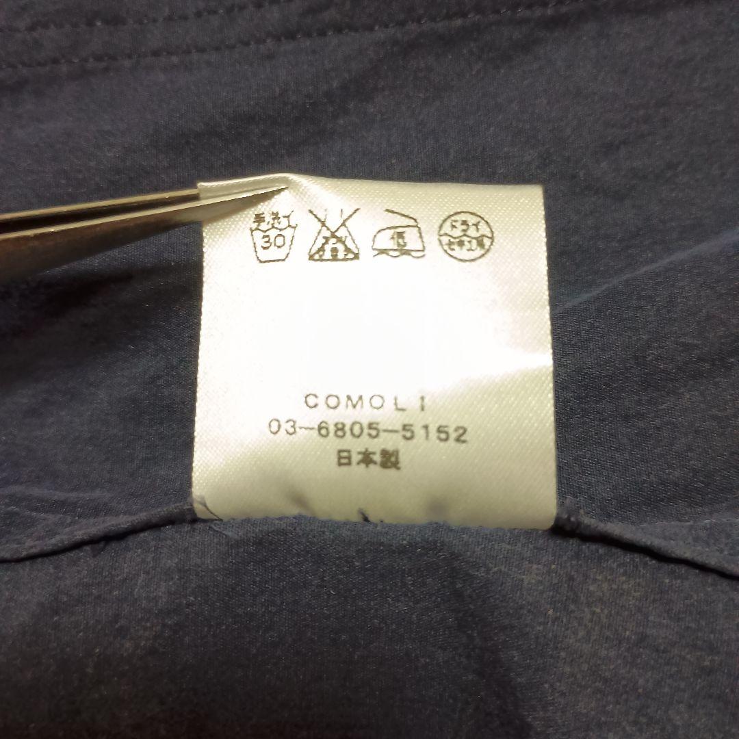 コモリ　シャツジャケット　Mサイズ相当　綿100%　胸ポケット　日本製