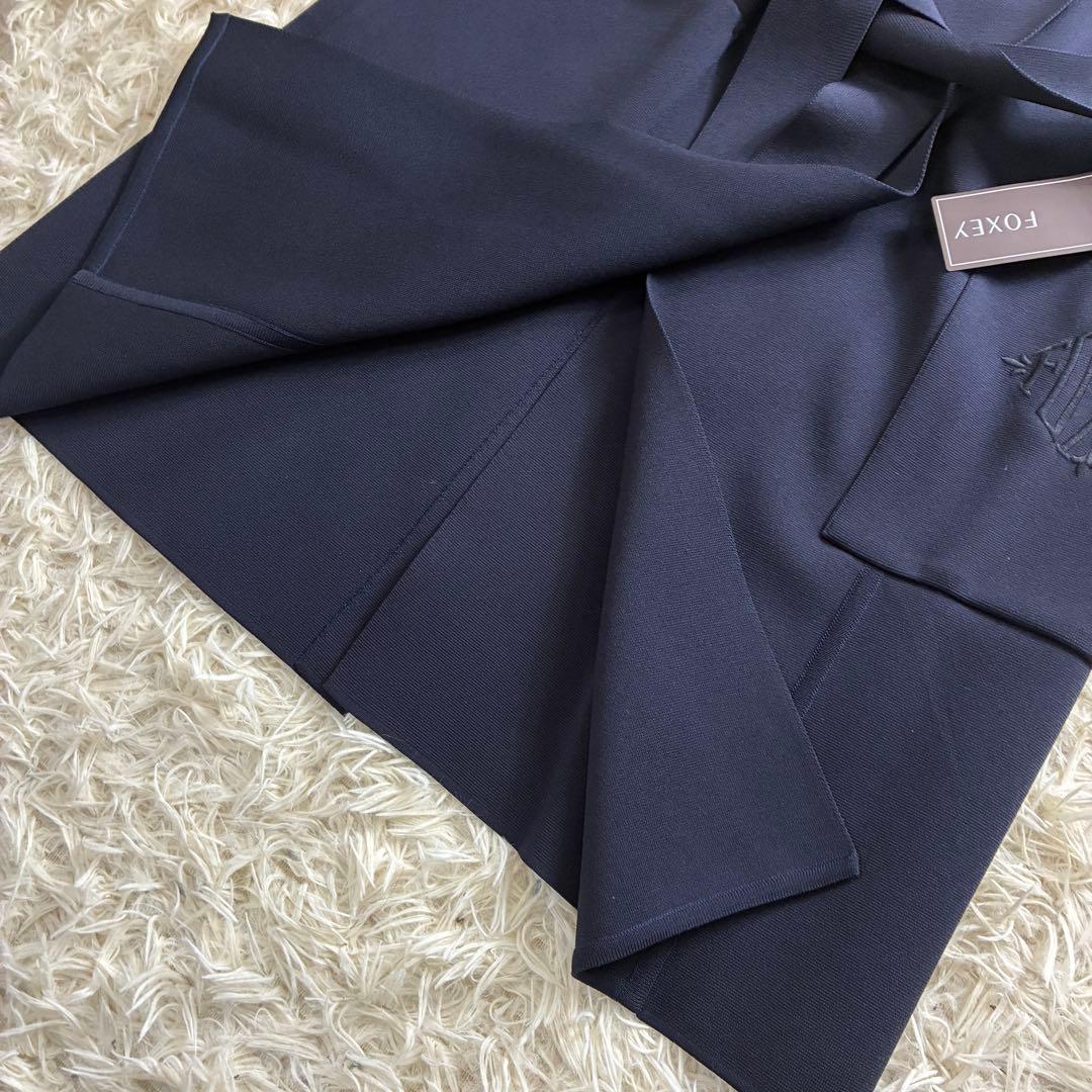 未使用級✨FOXEYモーニングミストニットコートFREEサイズ