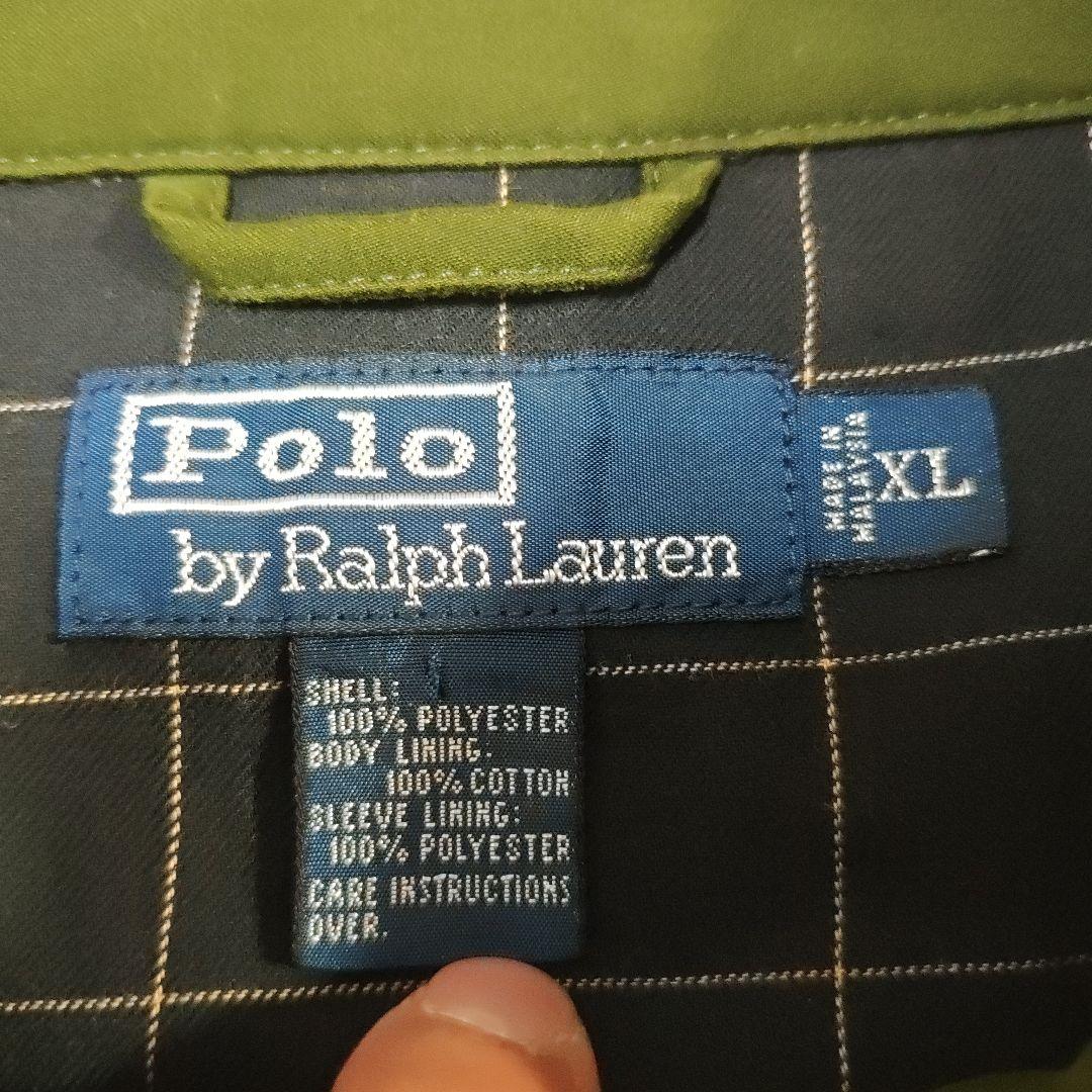 希少XL 90s ラルフローレン スイングトップ オリーブ深緑 ビンテージ 美品