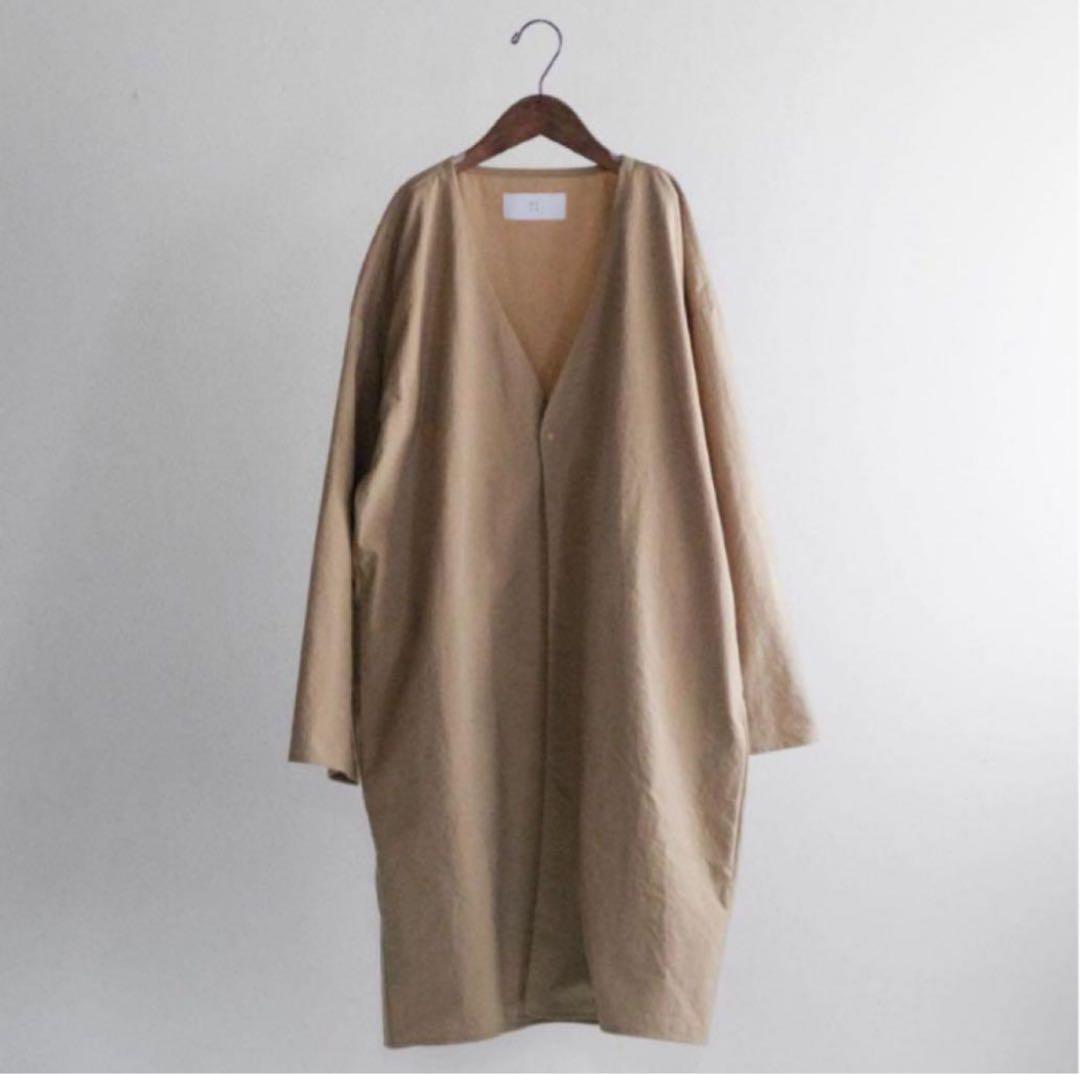 ꕤ新品ꕤ MUYA リバリーノーカラーコート ベージュ