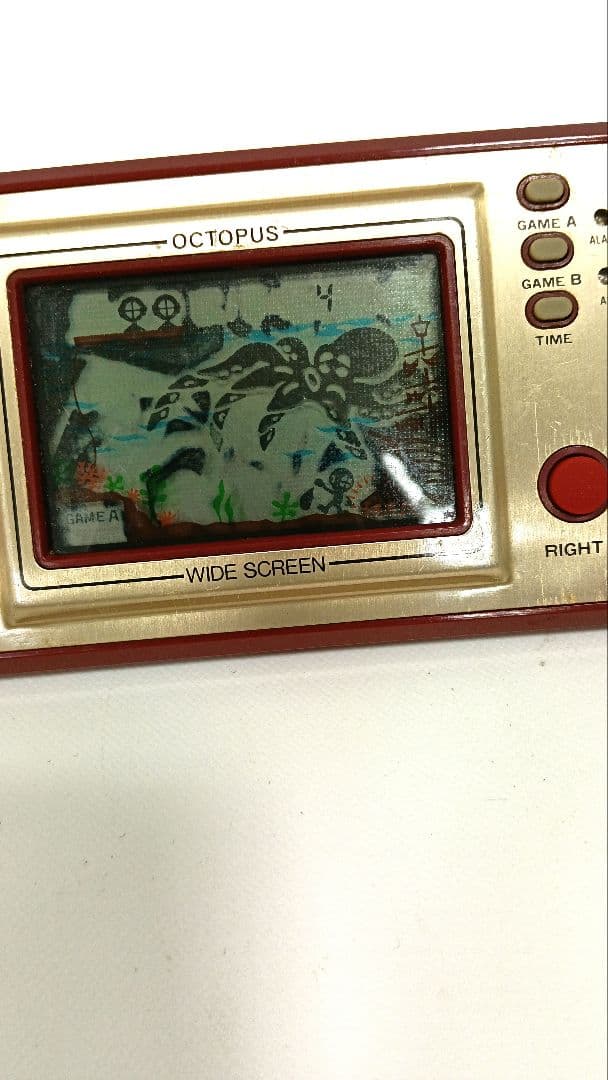 ゲームウォッチ　OCTOPUS WIDE SCREEN オクトパス