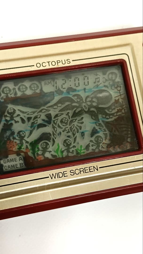 ゲームウォッチ　OCTOPUS WIDE SCREEN オクトパス